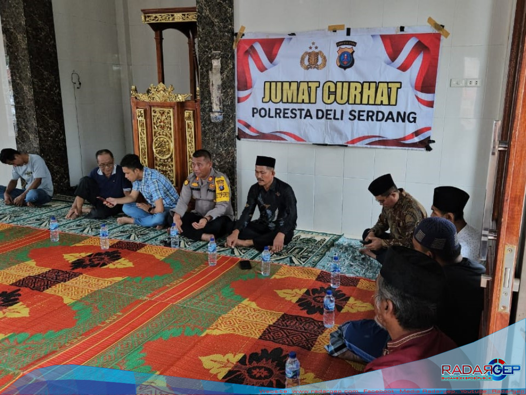 Lewat Jumat Curhat, Polresta Deli Serdang Berikan Respon Terhadap Keluhan Masyarakat